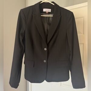 Calvin Klein Women's Black Blazer Size 10